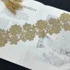 Leaf flowers, gold thread lace, gold thread lace, embroidery lace, foreign trade clothing, pajamas, lace accessories direct sales details Picture